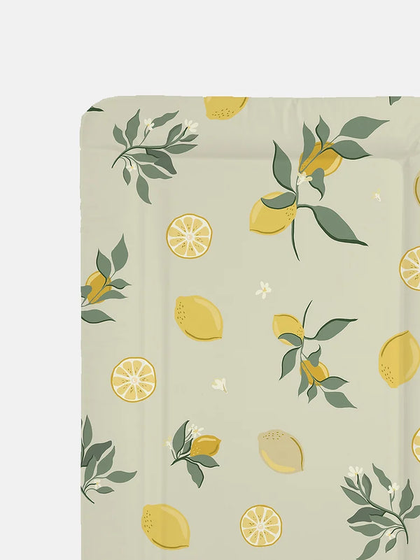Lemon Table Changing Mat
