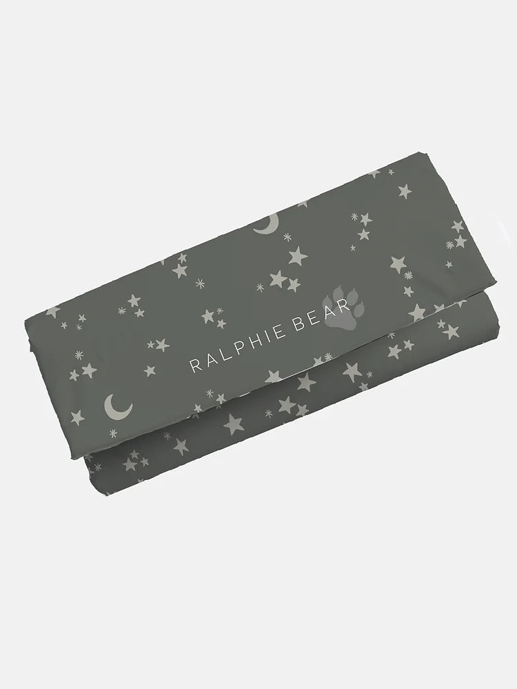 Ralphie Bear Midnight Green Starry Night Travel Mat