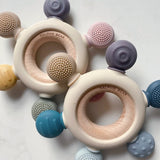Multi Textured Teething Ring PINK