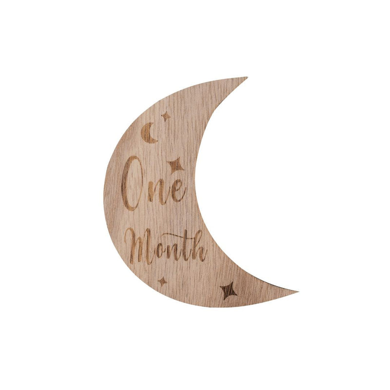 Wooden Month-by-Month Baby Milestones