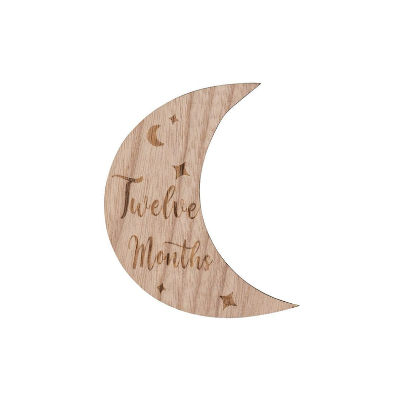 Wooden Month-by-Month Baby Milestones