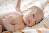 ORGANIC SWADDLE - CARROT