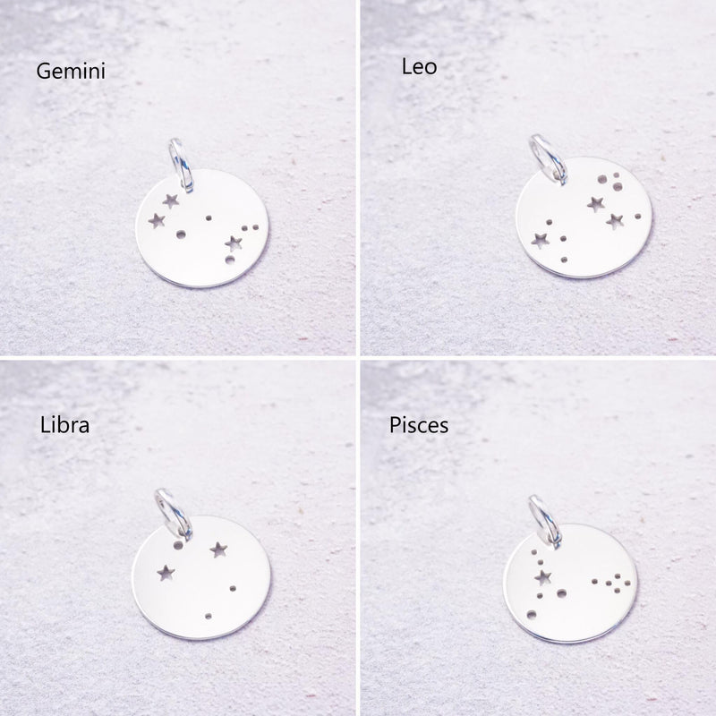 Sterling Silver Bracelet With Constellation Charm