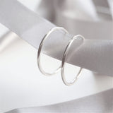 Sterling Silver Hoop Earrings (30mm)
