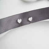 Sterling Silver Heart Stud Earrings