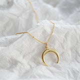Gold Horn Necklace