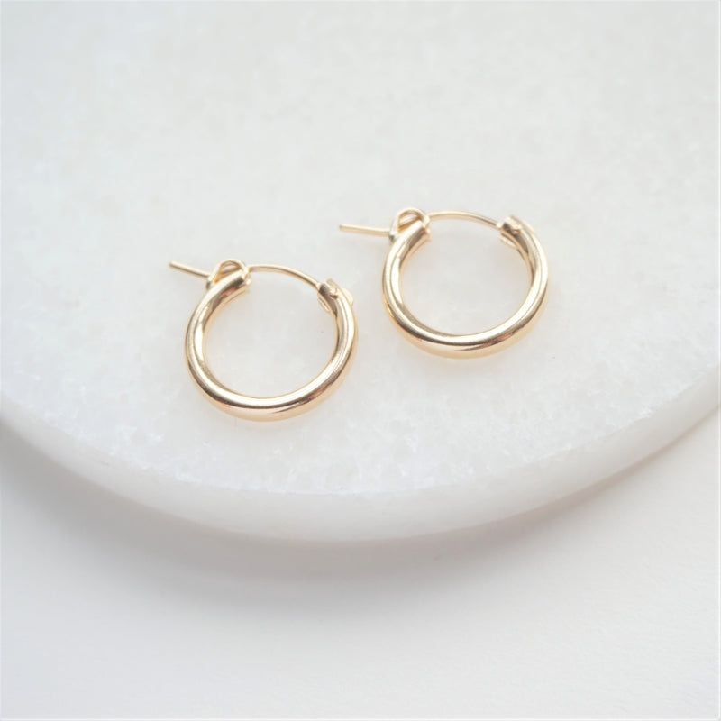 Gold Filled Hoop Earrings