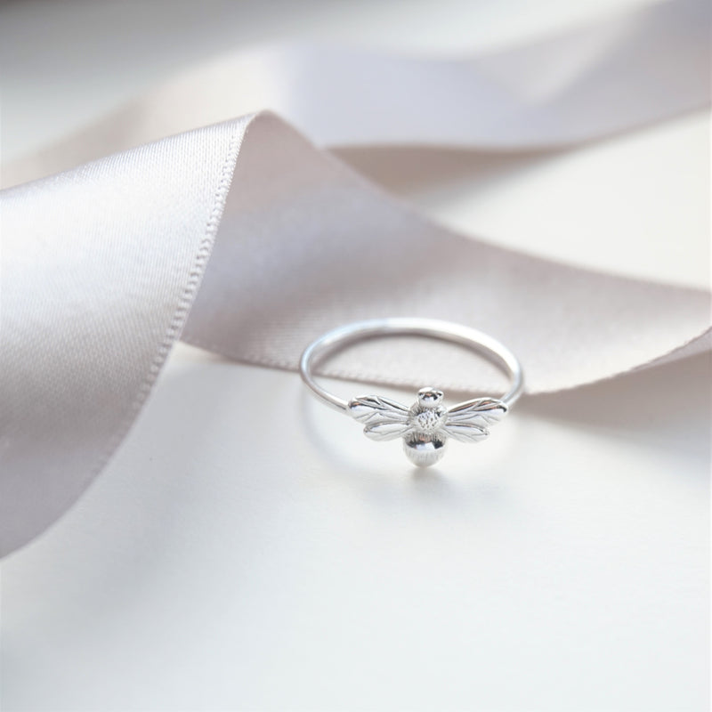 Sterling Silver Bumble Bee Ring