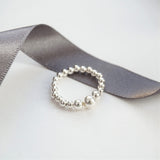 Sterling Silver Plain Stretch Ring