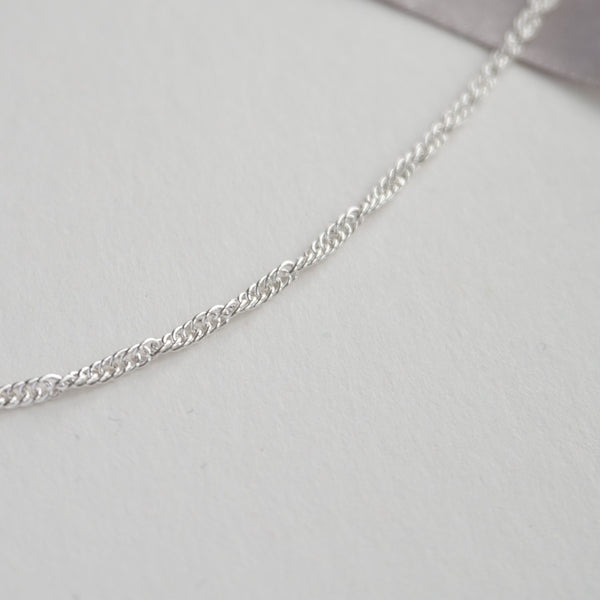 Sterling Silver Stacking Rope Chain