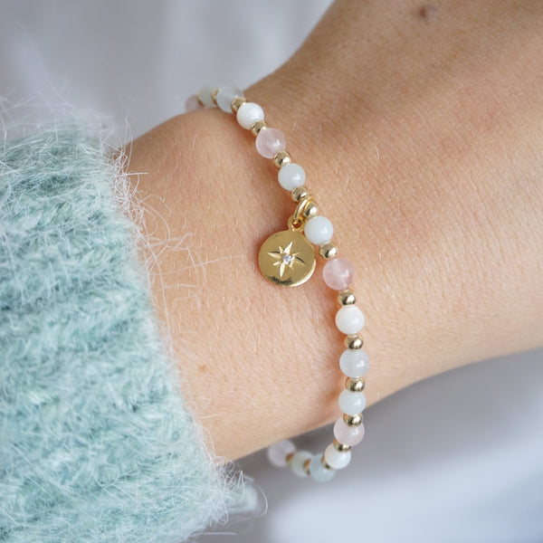 Gold and Gemstone Wish Bracelet