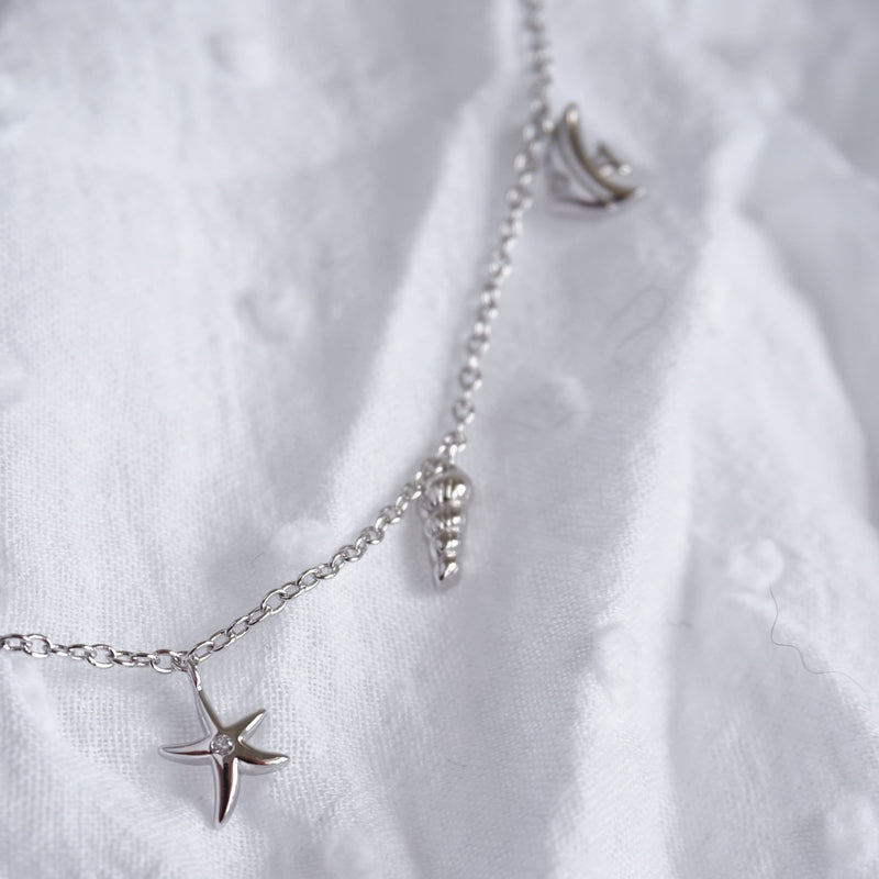 Sterling Silver Bali Beach Anklet