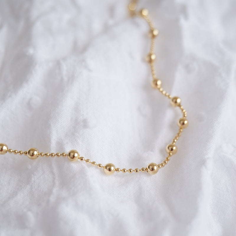 Gold Serenity Anklet