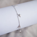 Sterling Silver Bali Beach Anklet