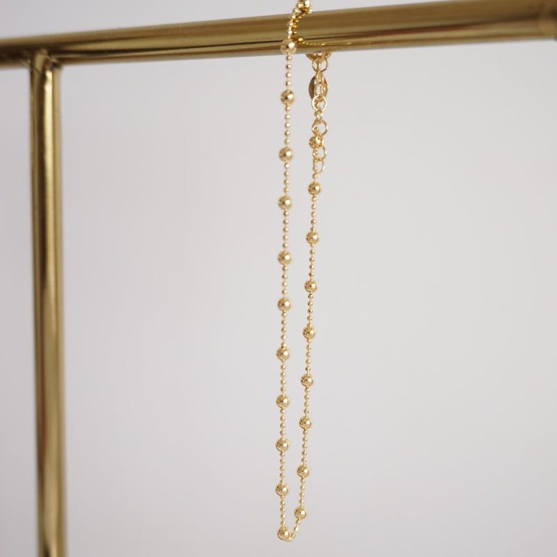 Gold Serenity Anklet