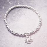 Sterling Silver Bracelet With Four Leaf Clover