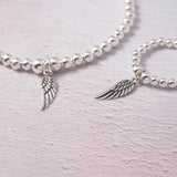 Sterling Silver Angel Wing Set