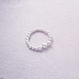Sterling Silver Plain Stretch Ring