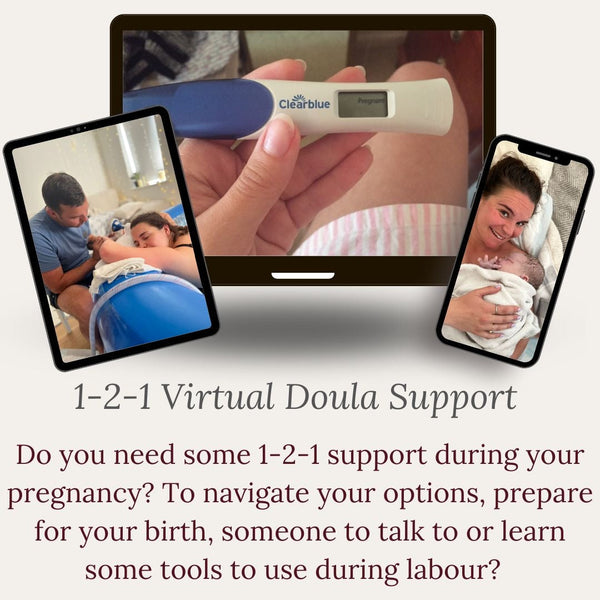 60 Minute 1-2-1 Virtual Doula Session