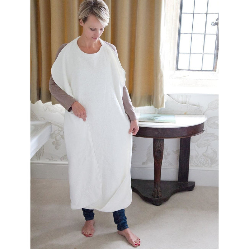 Cuddledry 'Hands-Free' Baby Towel Blue Edge