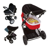 SnoozeShade Original (0-6m) | Universal-Fit Pram/Pushchair Sun and Sleep Shade | Blocks 99% of UV