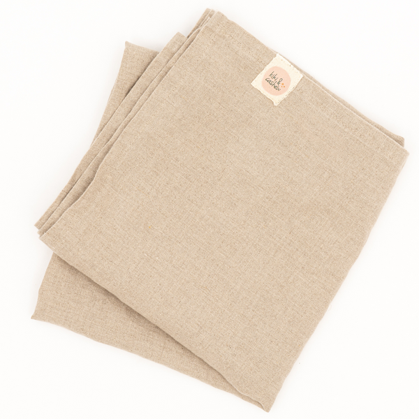 Pure Flax Linen Swaddle Blanket