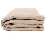 Pure Flax Linen Quilted Blanket