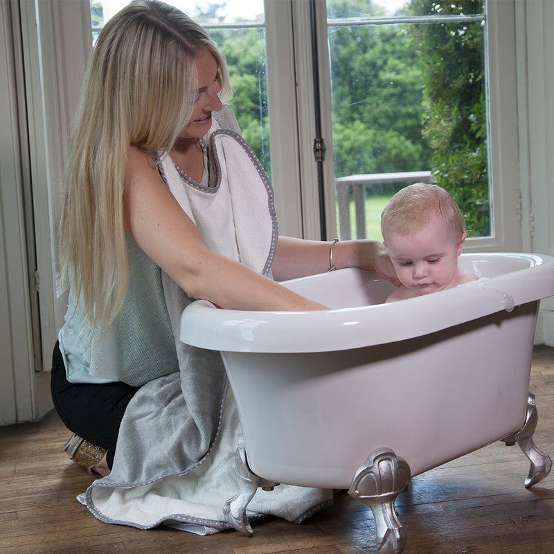 Cuddledry 'Hands-Free' Baby Towel Grey Star